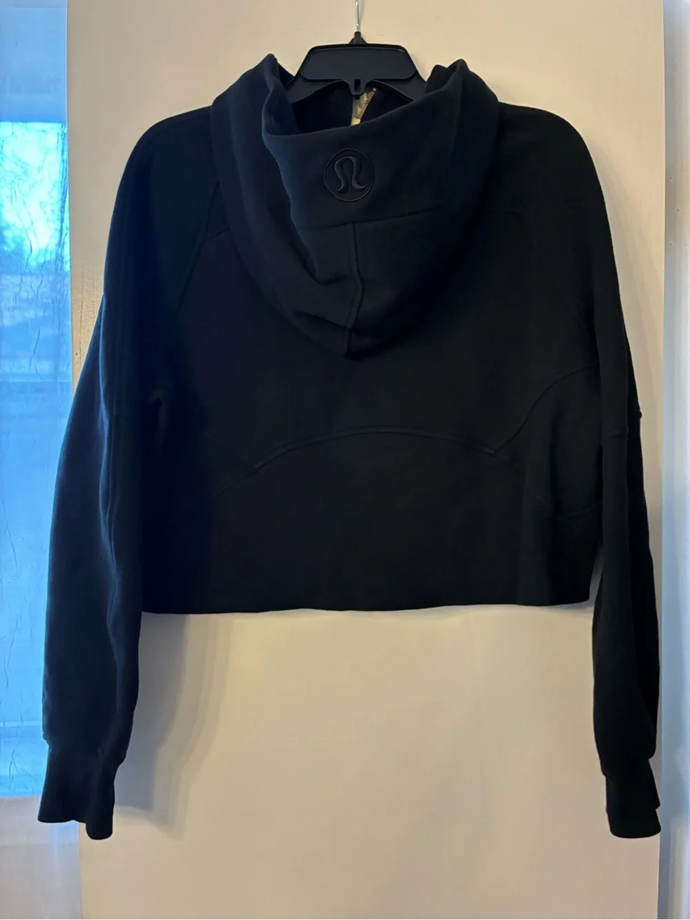 lululemon athletica Black Half-Zip Hoodie with Gold Zipper